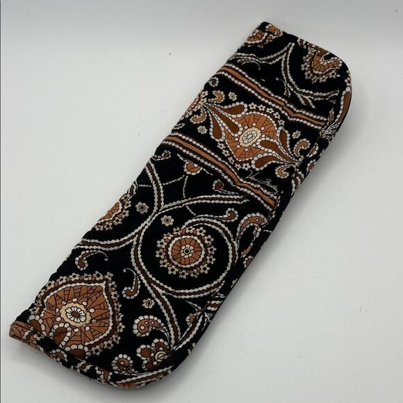 Vera Bradley Cafe Latte Travel/Storage Curling Iron Bag - Picture 1 of 4